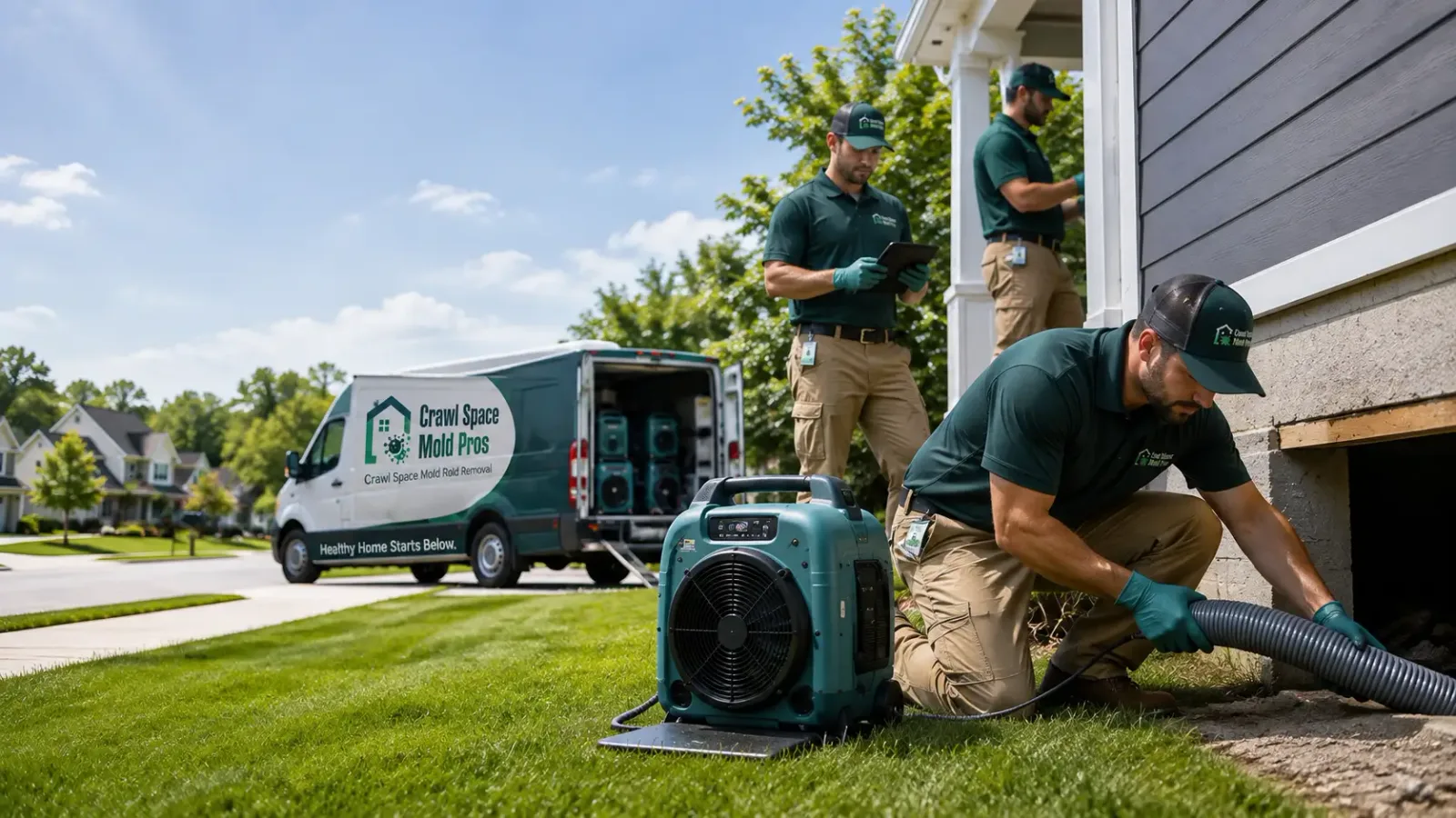Crawl Space Mold Removal in Stacy, MN